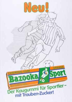 Neu! Bazooka Sport - Der Kaugummi für Sportler - mit Trauben-Zucker!