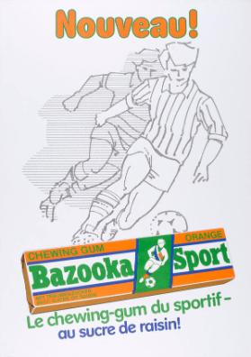 Nouveau! Bazooka Sport - Le chewing-gum du sportif - au sucre de raisin!