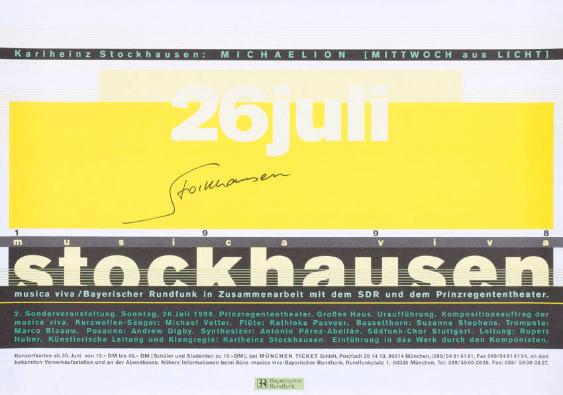 26juli - 1998 - musica viva - stockhausen (...) - Bayerischer Rundfunk