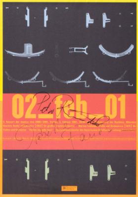 02_feb_01 - 3. Konzert der  Musica Viva 2000/2001,  Freitag, 2. Februar  2001, 20 Uhr - Herkulessaal der Residenz, München (...) - Bayerischer Rundfunk