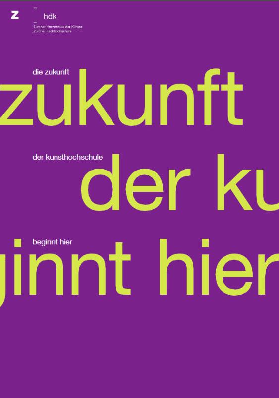 Die Zukunft der Kunsthochschule beginnt hier