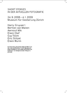 Short Stories in der aktuellen Fotografie