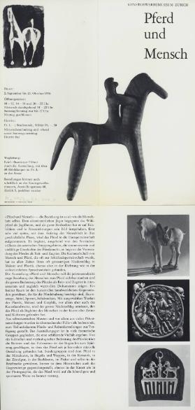 Pferd und Mensch
