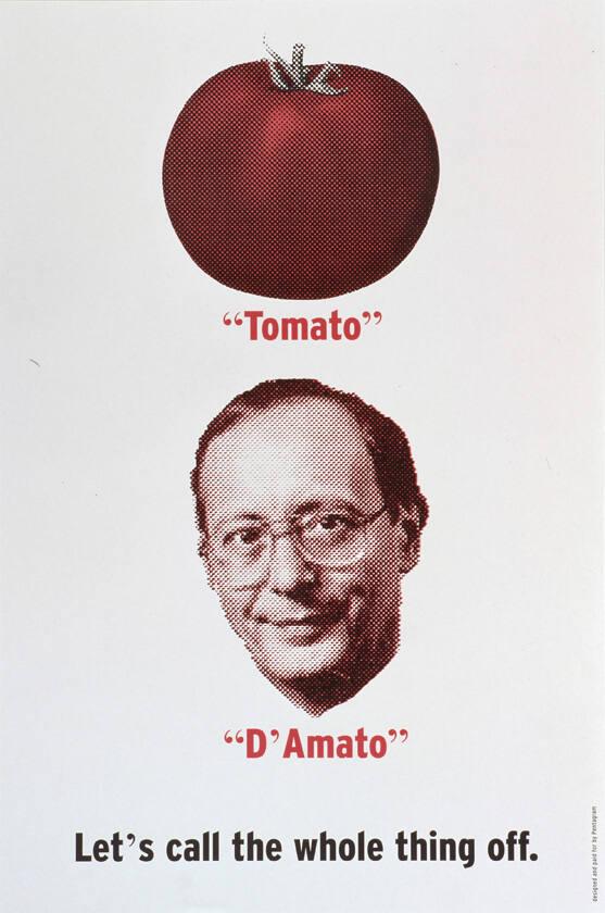 "Tomato" – "D'Amato" – Let's Call the Whole Thing Off