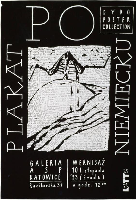 Plakat po niemiecku - Galeria ASP Katowice