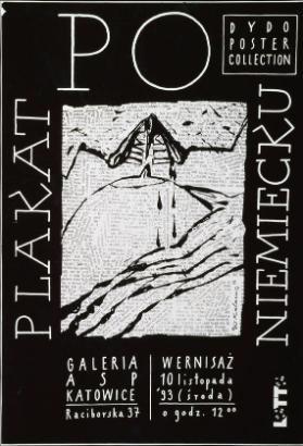 Plakat po niemiecku - Galeria ASP Katowice