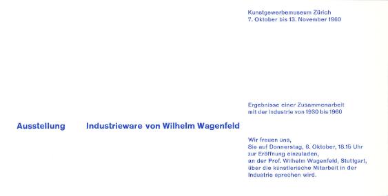 Industrieware von Wilhelm Wagenfeld