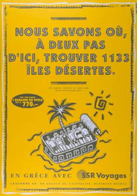 Nous savons où, à deux pas d'ici, trouver 1133 îles désertes. En Grêce avec SSR Voyages