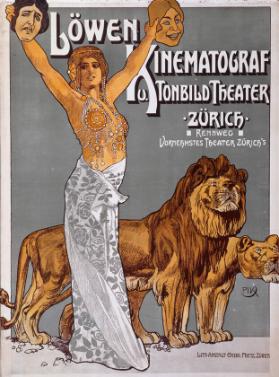 Löwen Kinematograf u. Tonbild Theater Zürich - Rennweg - Vornehmstes Theater Zürich's