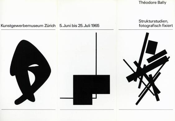 Théodore Bally - Strukturstudien, fotografisch fixiert