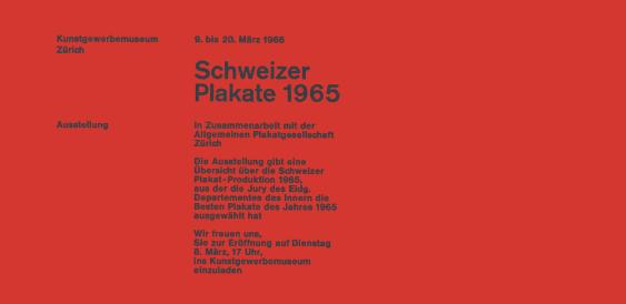 Schweizer Plakate 1965
