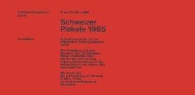 Schweizer Plakate 1965
