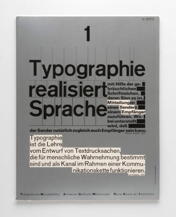 TM Typografische Monatsblätter, 1, 1972
