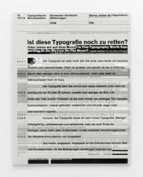 TM Typografische Monatsblätter, 12, 1976