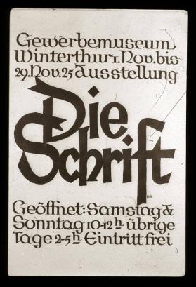 Walter Käch - Schriftgrafiker und Lehrer