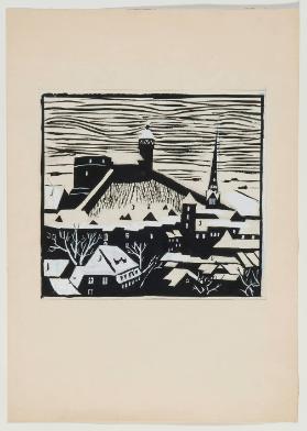 Grafische Arbeit, Motiv Landschaft