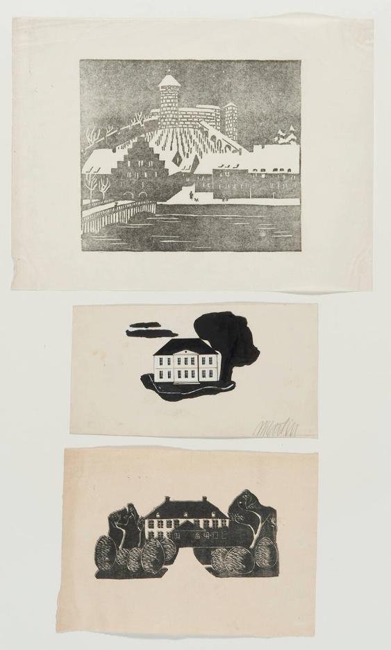 Grafische Arbeit, Motiv Landschaft