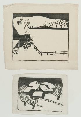 Grafische Arbeit, Motiv Landschaft
