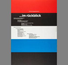 ... im Rückblick. Plakate und andere Publikationen des Kunstgewerbemuseums