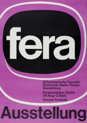 Fera - Schweizerische Fernseh-Elektronik-Radio/Phono-Ausstellung - Kongresshaus Zürich
