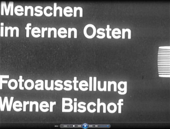 Werner Bischof: Ausstellung ' Menschen in Fernost '