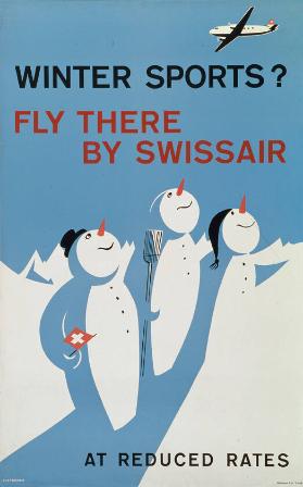 Winter Sports? Fly there by Swissair - At reduced rates