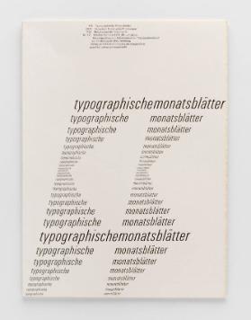 TM Typographische Monatsblätter, 10, 1961