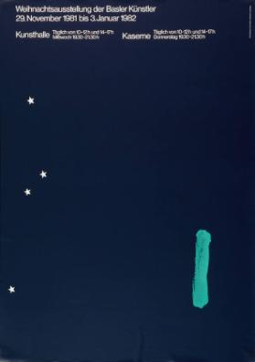 Weihnachtsausstellung der Basler Künstler - Kunsthalle - Kaserne