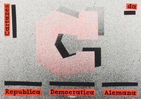 Cartazes da Republica Democratica Alemana