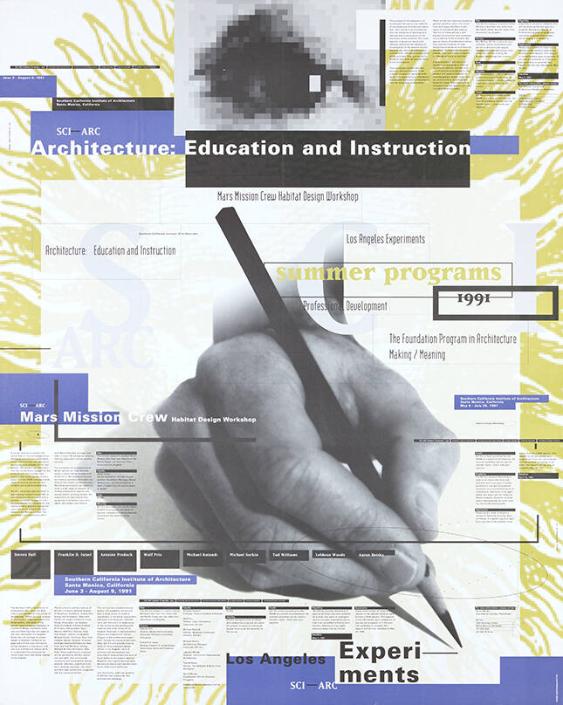 SCI-ARC - Summer programs 1991 - Southern California Institute of Architecture - Santa Monica, California