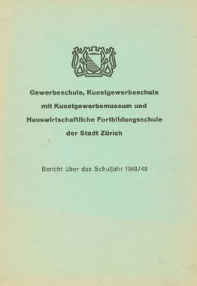 Bericht über das Schuljahr 1948-1949