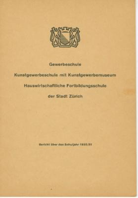 Bericht über das Schuljahr 1950/51