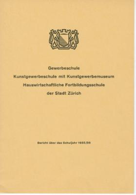 Bericht über das Schuljahr 1955/56