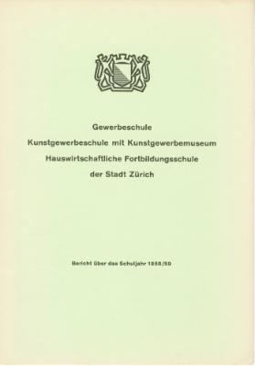 Bericht über das Schuljahr 1958/59