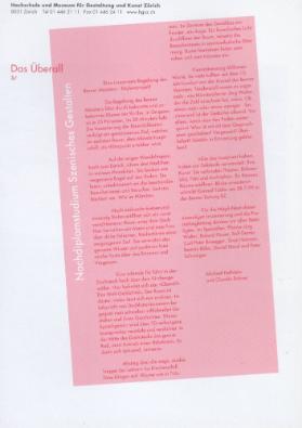 Das Überall, Berner Münster