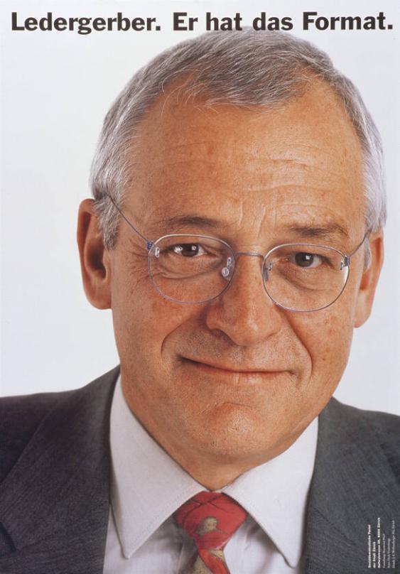 Ledergerber - Er hat das Format - Sozialdemokratische Partei der Stadt Zürich