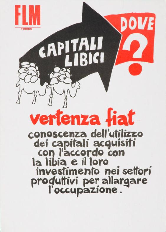 FLM - capitali libici - dove? vertenza Fiat - (...)