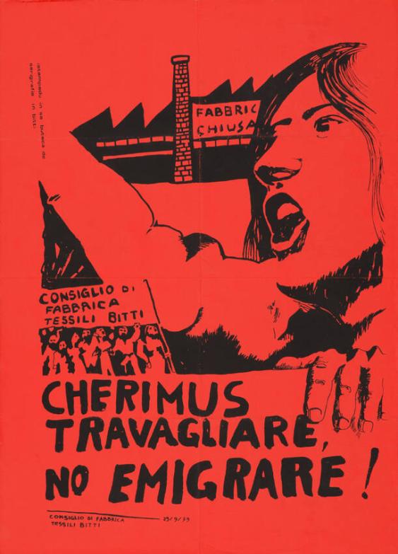 Consiglio di fabbrica - Cherimus travagliare, no emigrare!