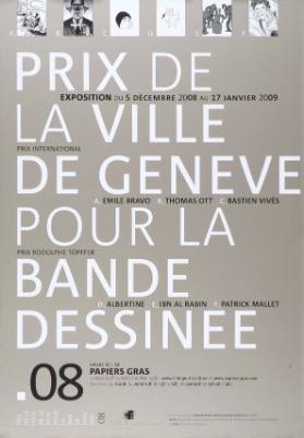 Prix de la ville de Genève pour la bande dessinée - 08 - Halles de l'Île Papiers Gras