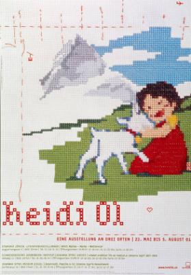 Heidi 01 - Eine Ausstellung an drei Orten -  22. Mai bis 5. August 01 - Strauhof Zürich Schweizerisches Jugendbuch - Institut Johanna Spyri - Museum Hirzel
