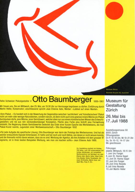 Otto Baumberger 1889 - 1961
