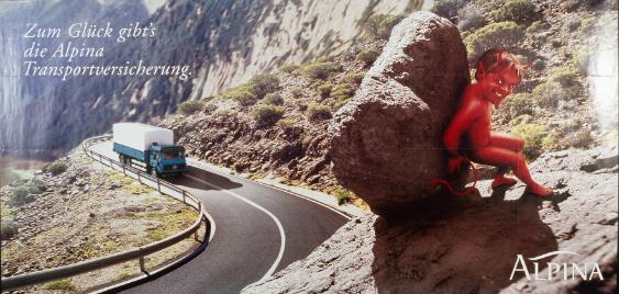 Alpina - Zum Glück gibt es die Alpina Transportversicherung.