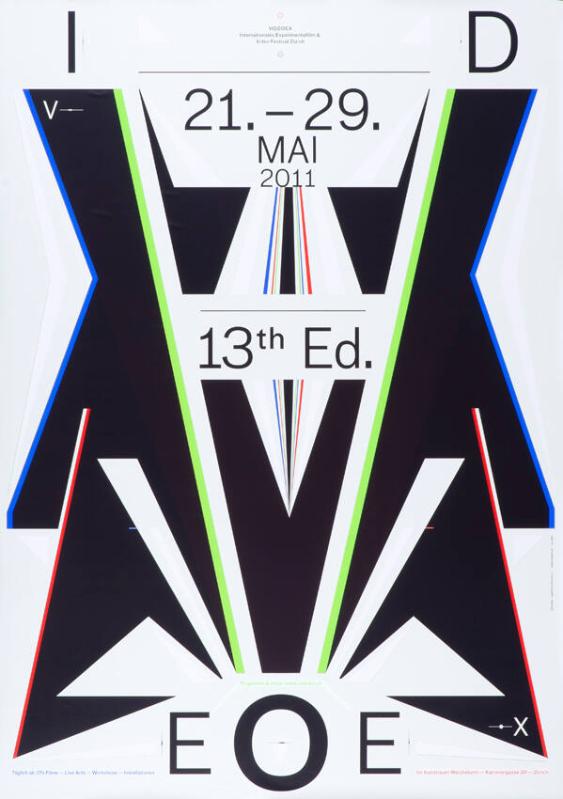 Videoex - Internationales Experimentalfilm & Video Festival Zürich - 21.-29. Mai 2011 - 13th Ed. - Täglich ab 17 h Filme - Live Acts - Workshops - Installationen - Im Kunstraum Walcheturm
