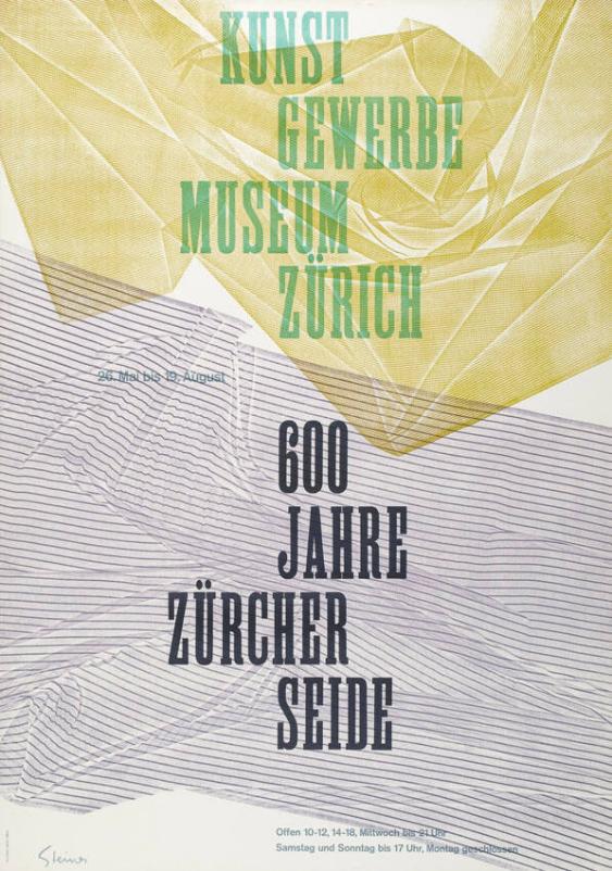 Kunstgewerbemuseum Zürich - 600 Jahre Zürcher Seide