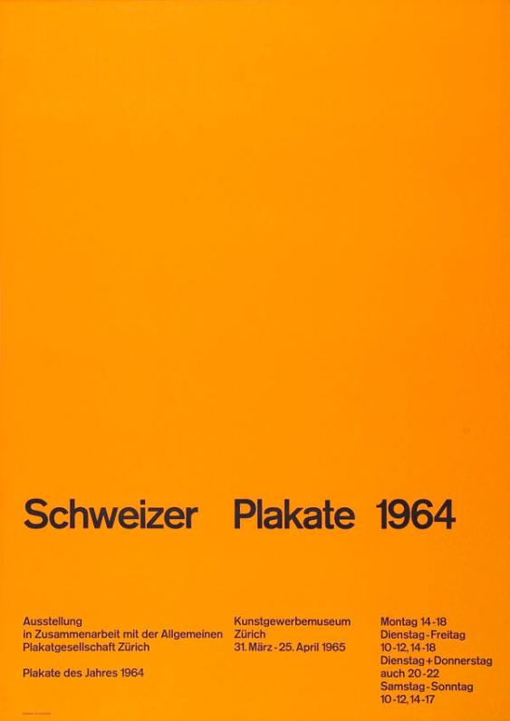 Schweizer Plakate 1964