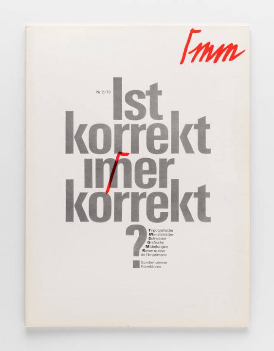 TM Typografische Monatsblätter, 5, 1970