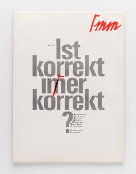 TM Typografische Monatsblätter, 5, 1970