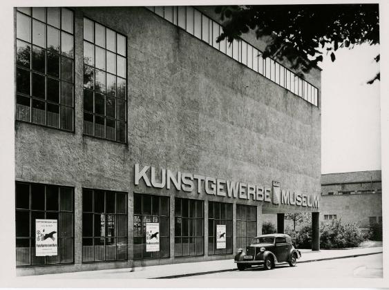 Kunstgewerbemuseum, Fassade des Saaltrakts