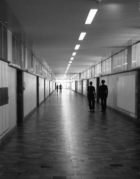 Hochschule für Gestaltung und Kunst, Schultrakt, Flur
