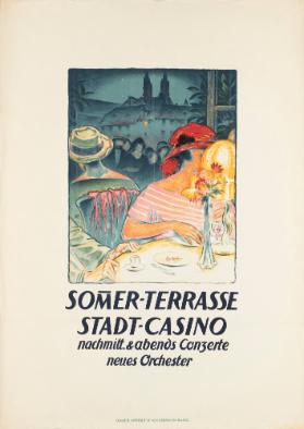 Sommer-Terrasse Stadt-Casino - nachmitt. & abends Conzerte - neues Orchester